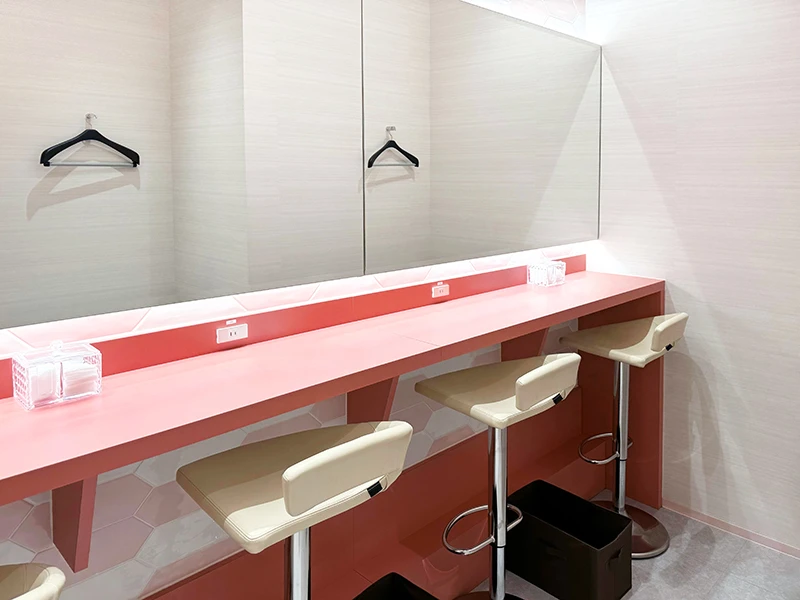 フレイアクリニック横浜院のパウダールーム