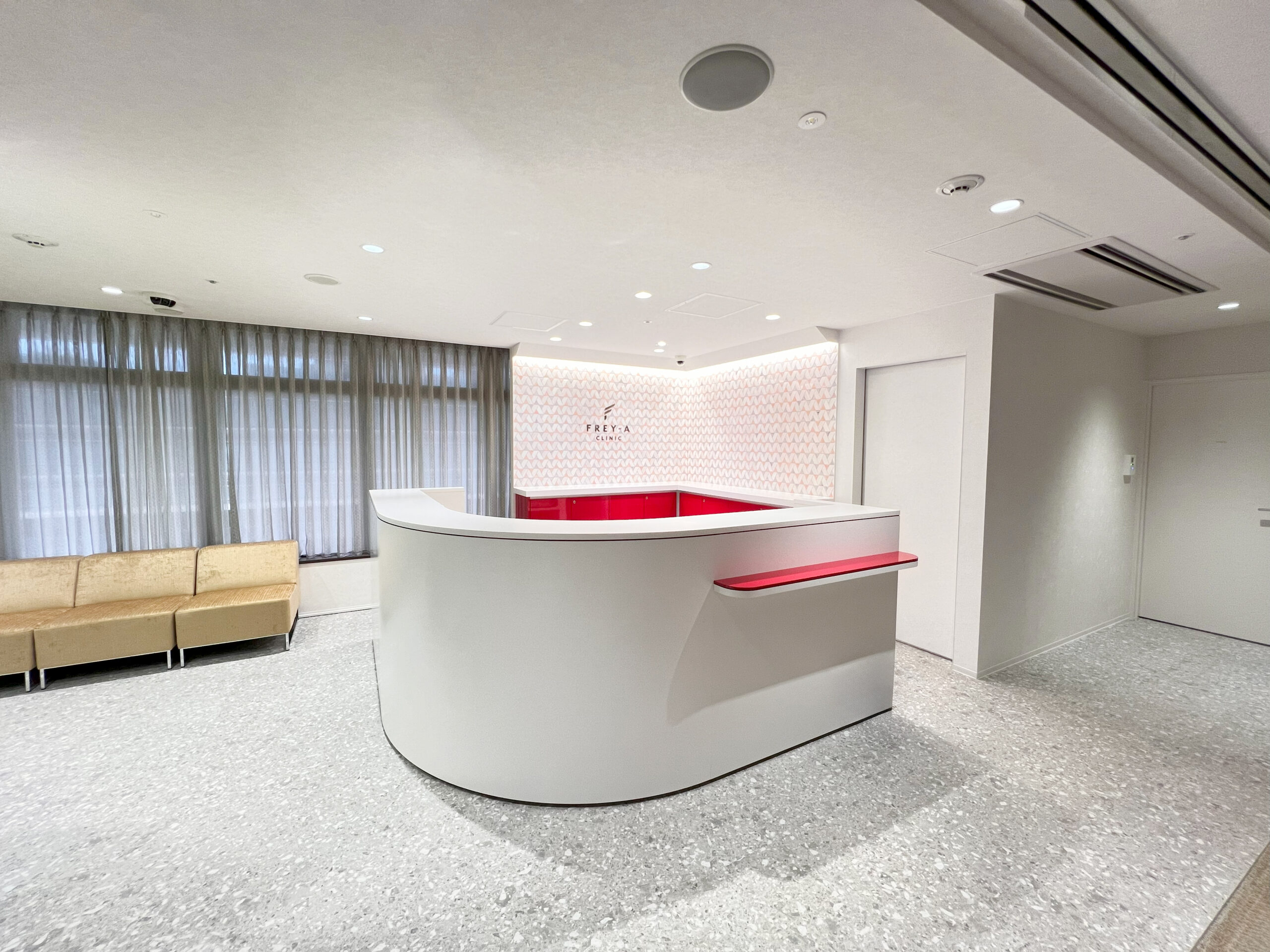 フレイアクリニック銀座院の受付