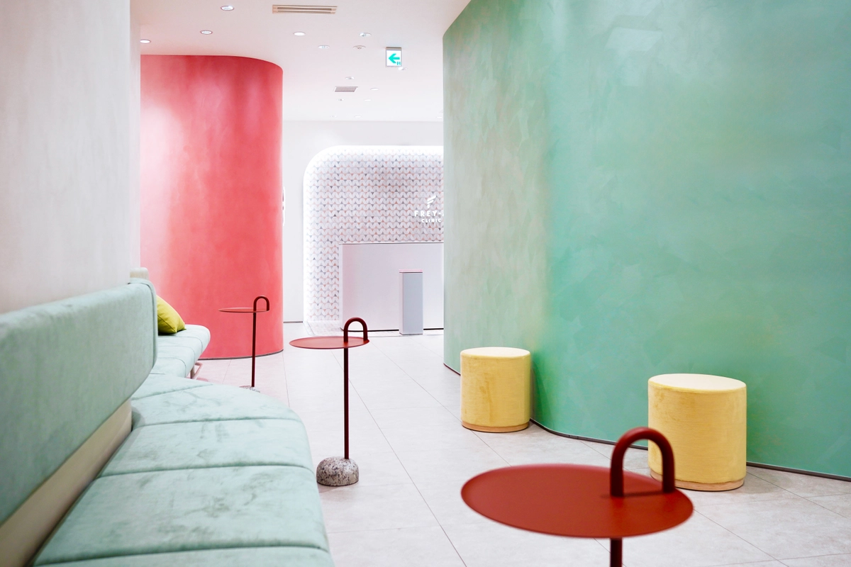 フレイアクリニックなんば院のウェイティングスペース