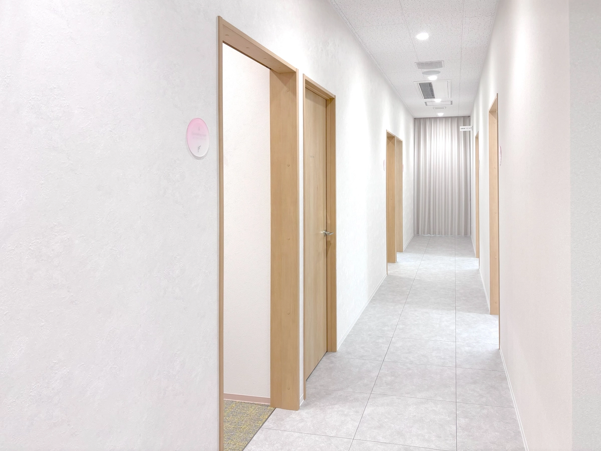フレイアクリニック京都院の廊下